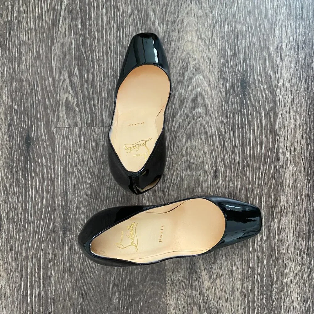 Christian Louboutin Black 100 Particule Pumps/Heels - Picture 8 of 11